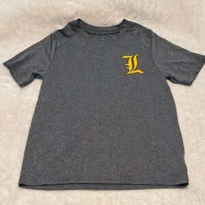Kids Gray T-Shirt with Yellow Logo